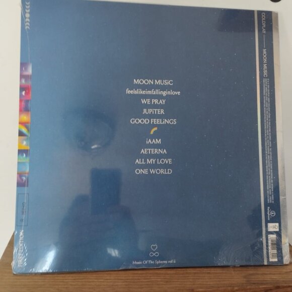 Coldplay - Moon Music Translucent Red Color Vinyl LP - Picture 3 of 4